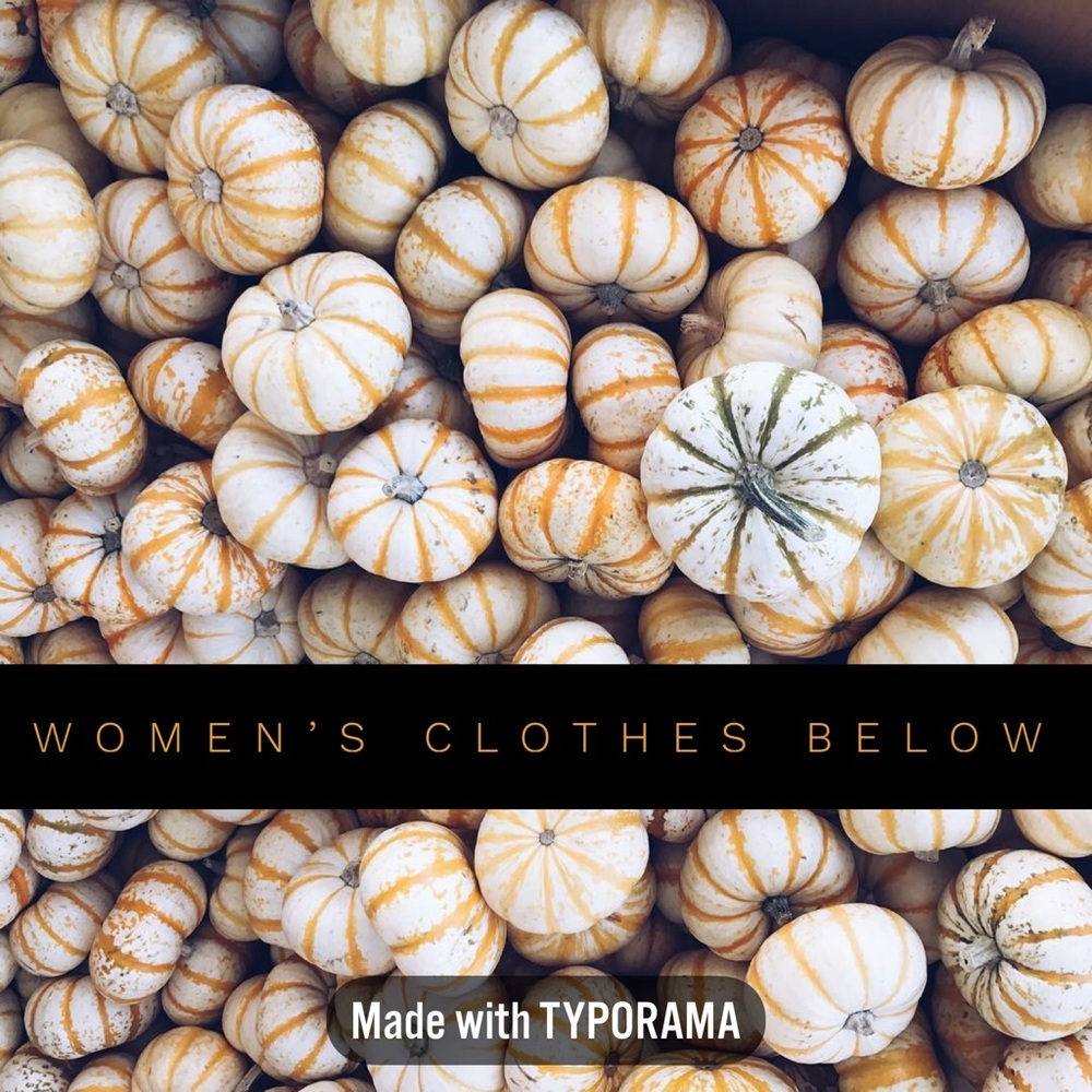 Women's clothes below